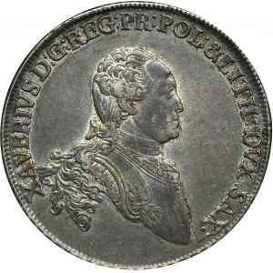 Xaver as administrator, Thaler Dresden 1767 EDC - NGC AU55