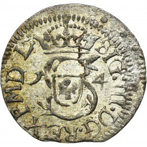 Sigismund III Vasa, Schilling Vilnius 1614 - Trilner