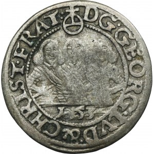 Silesia, Duchy of Liegnitz-Brieg-Wolau, Georg III, Ludwig IV, Christian, 1 Kreuzer Brieg 1653