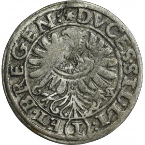 Silesia, Duchy of Liegnitz-Brieg-Wolau, Georg III, Ludwig IV, Christian, 1 Kreuzer Brieg 1653