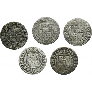 Set, Sigismund III Vasa, 3 Polker Bromberg (5 pcs.)