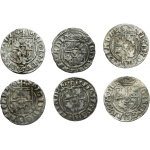 Set, Sigismund III Vasa, 3 Polker Bromberg (6 pcs.)