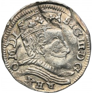 Sigismund III Vasa, 3 Groschen Lublin 1598 - letter L divided date