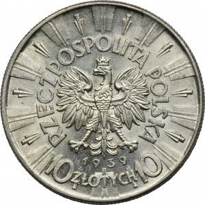 Piłsudski, 10 złotych 1939