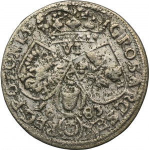 John III Sobieski, 6 Groschen Krakau 1683 - RARE