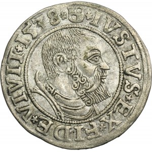 Knížecí Prusko, Albrecht Hohenzollern, Grosz Königsberg 1538 - PRVSS