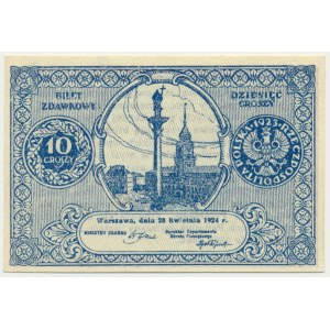 10 halierov 1924