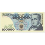 100.000 złotych 1990 - A - ILUSTROWANY w kat. Czesława Miłczaka