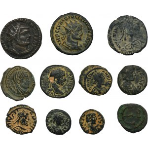 Set, Roman Imperial and Byzantine Empire, Mix of coins (11 pcs.))