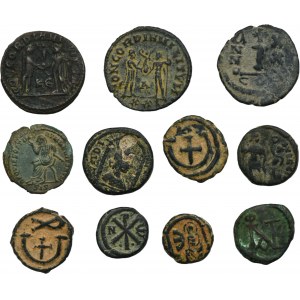 Set, Roman Imperial and Byzantine Empire, Mix of coins (11 pcs.))