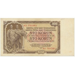 Czechoslovakia, 100 Korun 1953