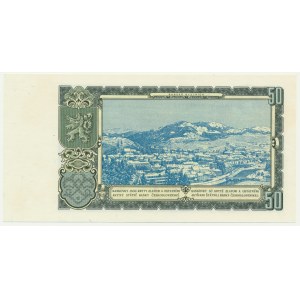 Czechoslovakia, 50 Korun 1953 - SPECIMEN -