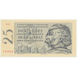 Československo, 25 korun 1961 - MODEL -.
