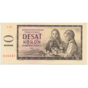 Tschechoslowakei, 10 Kronen 1960
