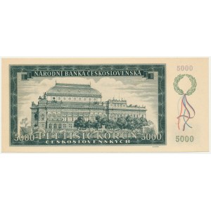 Československo, 5 000 korún 1945