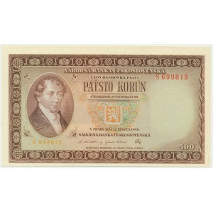 Czechoslovakia, 500 Korun 1946