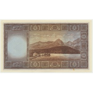 Czechoslovakia, 500 Korun 1946 - SPECIMEN -