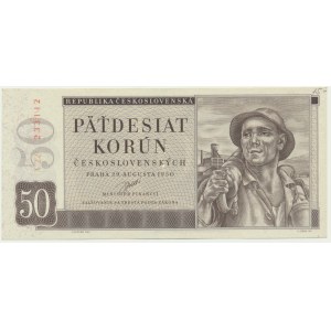 Československo, 50 korun 1950 - MODEL -.