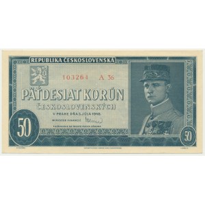 Československo, 50 korun 1948 - MODEL -.