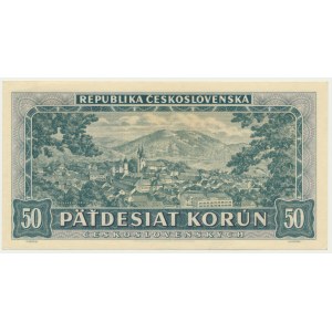 Czechoslovakia, 50 Korun 1948 - SPECIMEN -