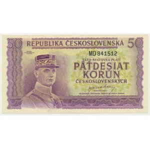 Tschechoslowakei, 50 Kronen (1945)