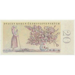 Czechoslovakia, 20 Korun 1949