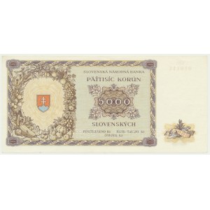 Slovensko, 1 000 korún 1944 - MODEL -.