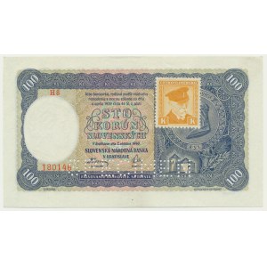 Československo, 100 korun (1945) na 100 slovenských korun 1940 - MODEL -.