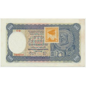 Československo, 100 korun (1945) na 100 slovenských korun 1940 - MODEL -.