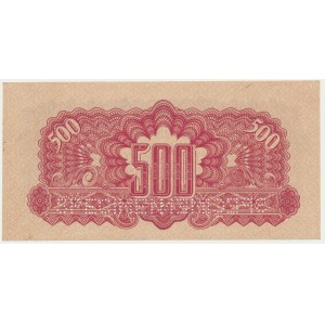 Československo, 500 korun 1944 - MODEL -.