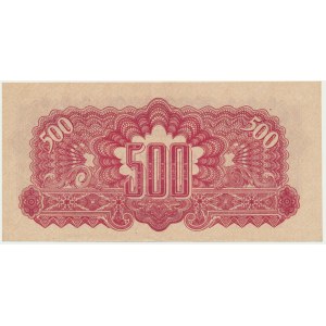 Czechoslovakia, 500 Korun 1944 - SPECIMEN -