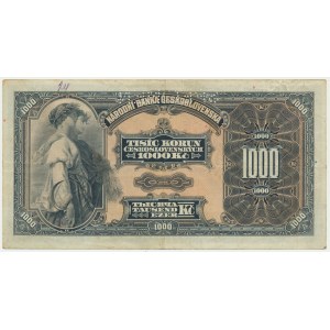 Československo, 1 000 korún 1932 - A - MODEL -.