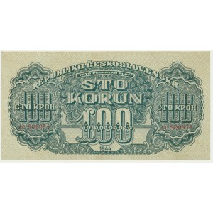 Československo, 100 korun 1944