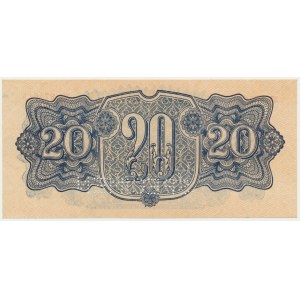 Czechoslovakia, 20 Korun 1944 - SPECIMEN -