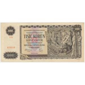 Slovensko, 1 000 korún 1940