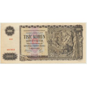 Slovakia, 1.000 Korun 1940 - SPECIMEN -