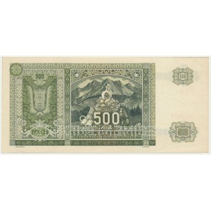 Slovensko, 500 korun 1941 - MODEL -.