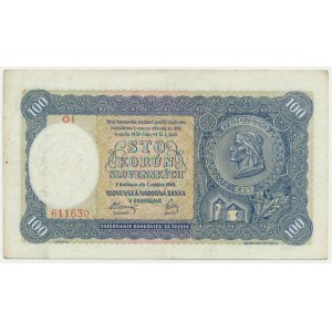 Slovensko, 100 korun 1940