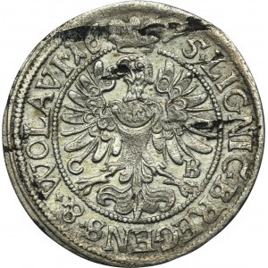 Silsia, Duchy of Liegnitz-Brieg-Wohlau, Georg Wilhelm, 3 Kreuzer Brieg 1675 CB - RARER