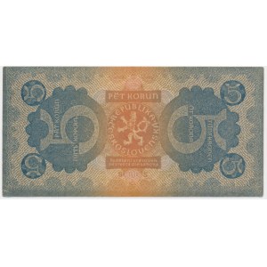 Československo, 5 korún 1921