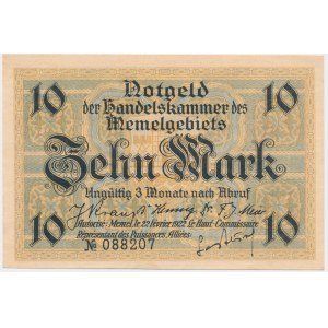 Memel (Klaipeda) 10 značek 1922