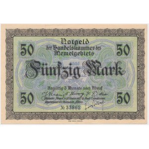 Memel, 50 Mark 1922