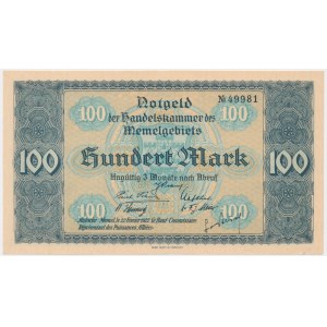 Memel, 100 Mark 1922