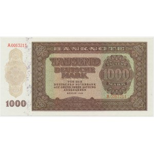 Germany, DDR,1.000 Mark 1948 - A -