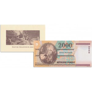 Hungary 2.000 Forints 2000 - commemorative banknote -