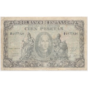 Spain, 100 Pesetas 1940 (1943)