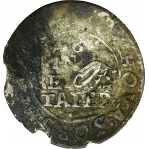 Western Pomerania under Sweden, Charles XI, 1/48 Thaler Stettin 1684 BA - VERY RARE, countermark of Stettin