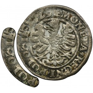 Sigismund I the Old, Groschen Krakau 1529 - DESTRUCT, ROLOOIE