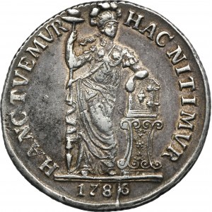 Nizozemská východní Indie, 3 guldenů Hoorn 1786 VOC - RARE