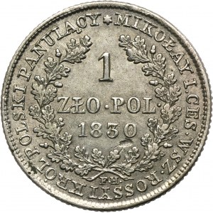 Polish Kingdom, 1 zloty Warsaw 1830 FH
